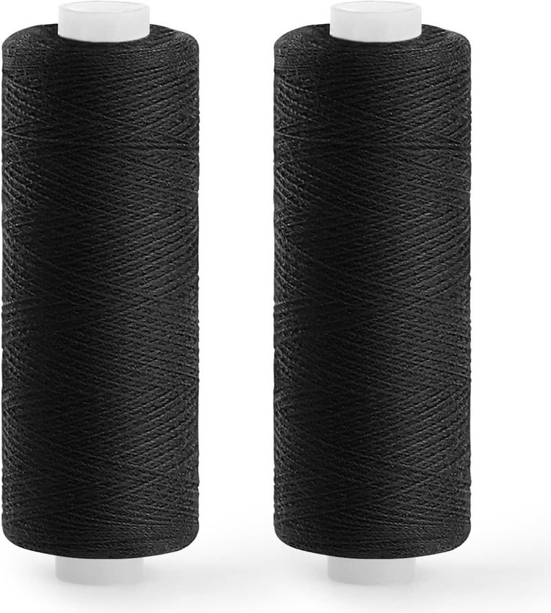 ZMAAGG Sewing Thread, 200 Yards Per Roll Black Thread for Sewing, Sewing String for Sewing Machine, Hand Stitching, Embroidery - Image 1